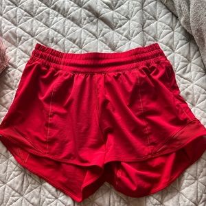 LULULEMON HOTTY HOTS DARK RED